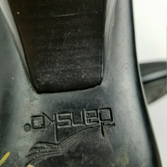 sold Dansko Booties Ankle Boots Leather Heeled - Picture 6 of 7